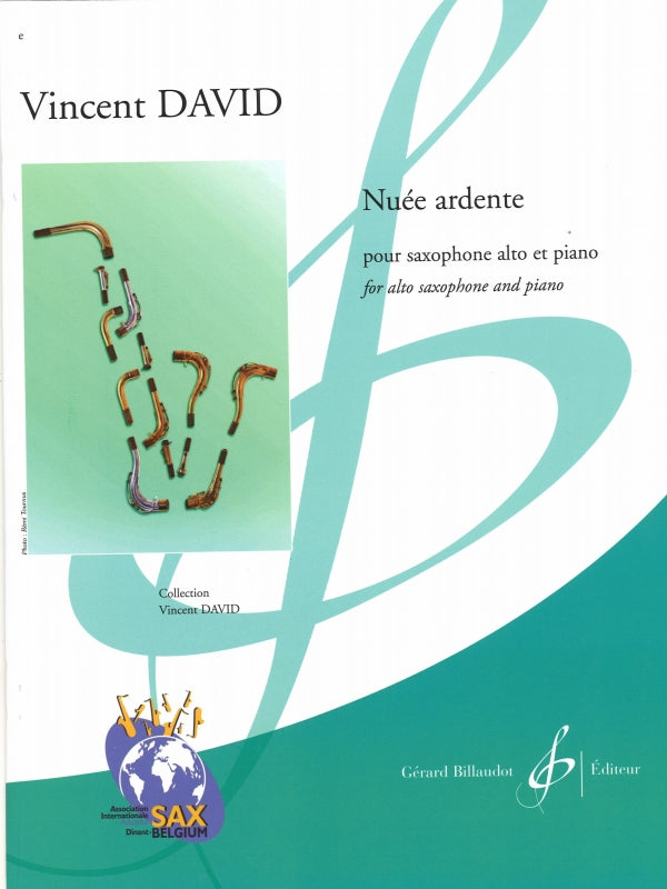David,V., Nuee ardente (ASax,Pf) (Billaudot)