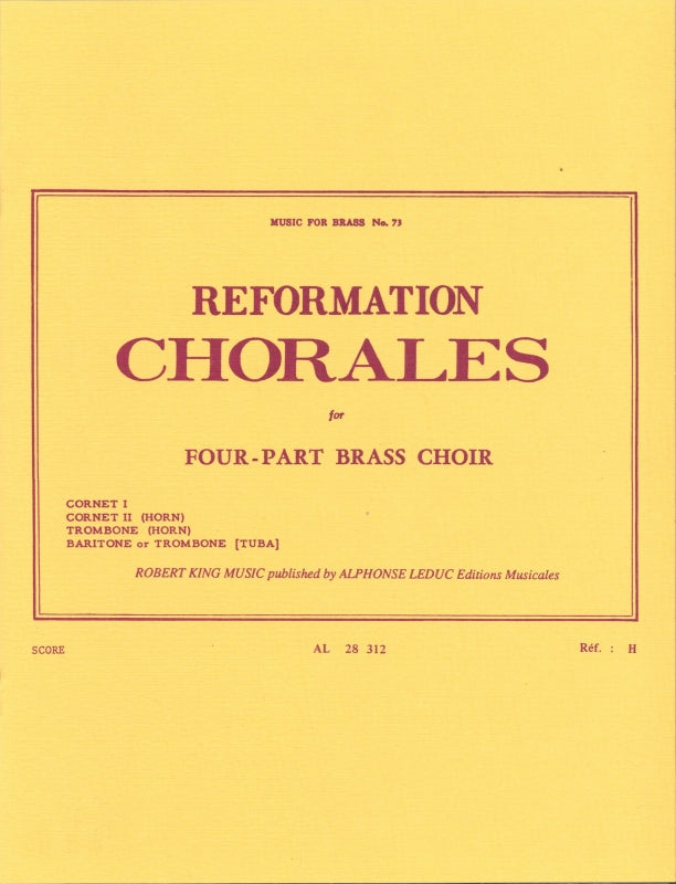 Reformation Chorales (Robert King/Leduc)