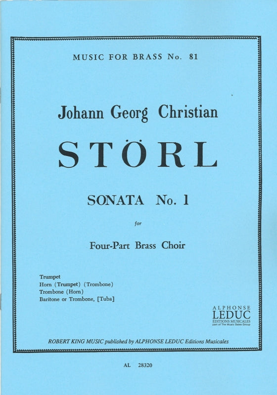 Storl, Sonata No. 1 (4-part) (Robert King/Leduc)