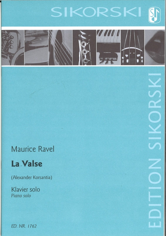 Ravel, La Valse, fur Klavier solo (Sikorski)