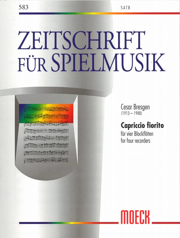 Bresgen, Capriccio fiorito (SATB) (Moeck)