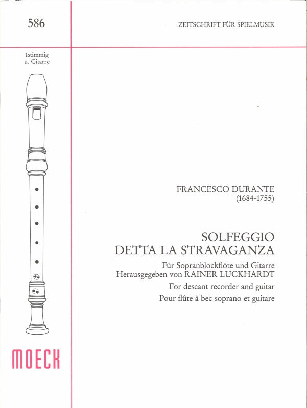 Durante, Solfeggio detta la Stravaganza (Moeck)