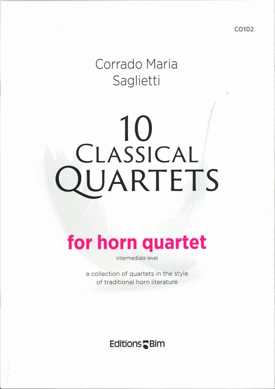 Saglietti, 10 Classical Quartets (Bim)