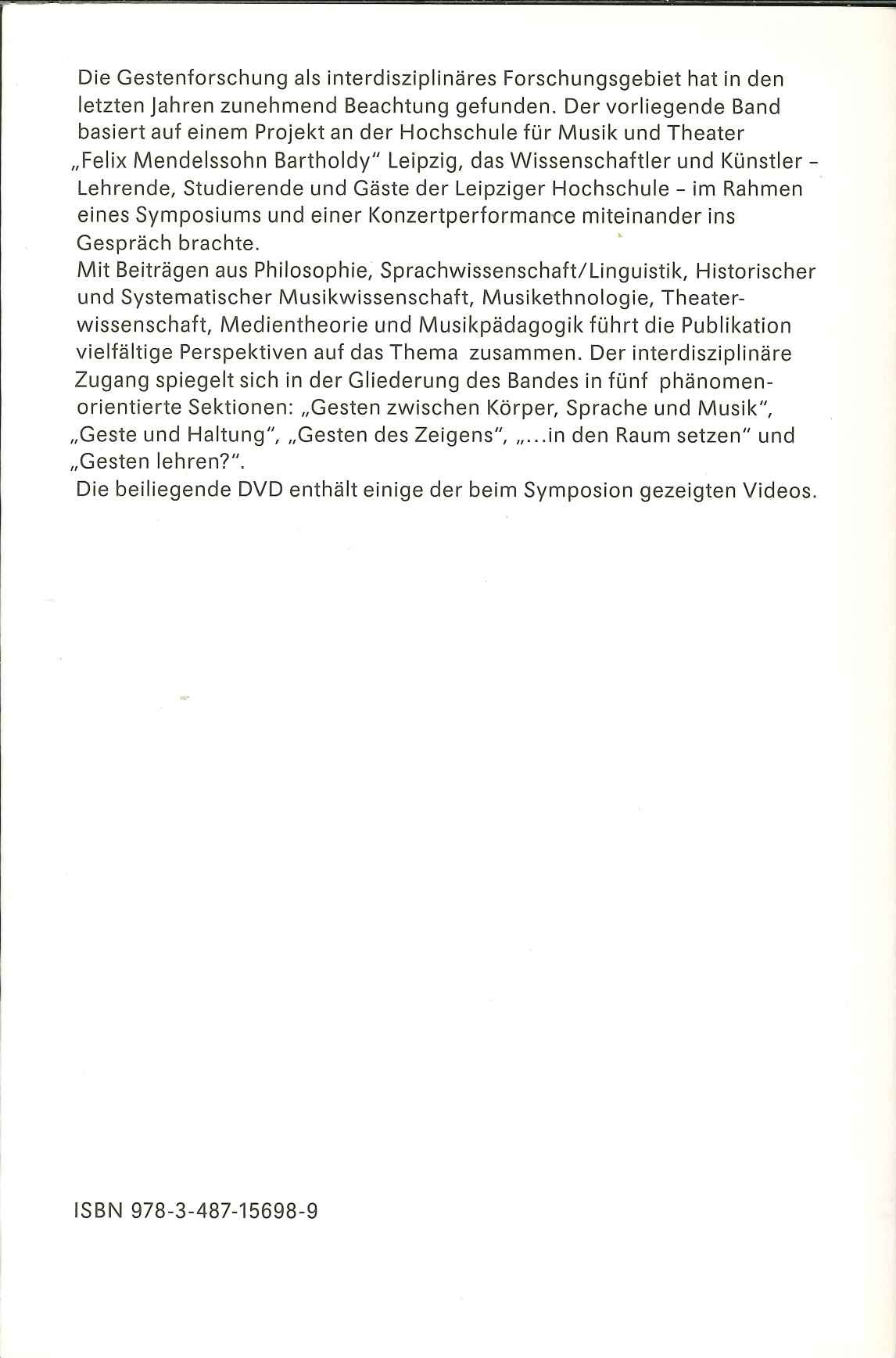 Rora, Gesten gestalten: Spielraume zwisc (Olms)