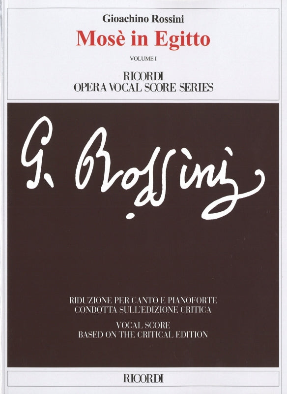 Rossini, Mose in Egitto (2-volume Set) (Ricordi)