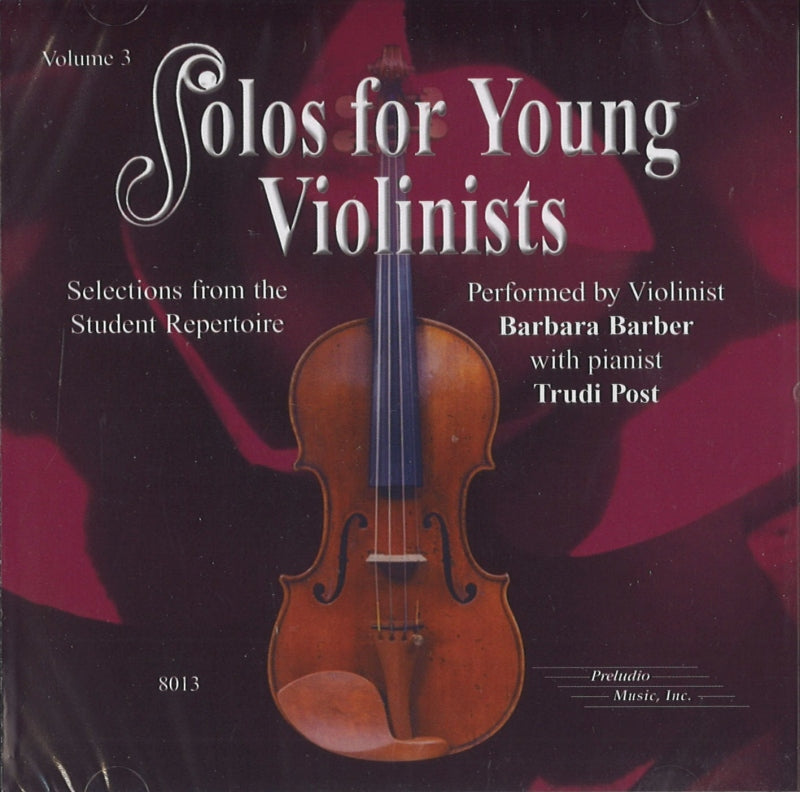 Solos for Young Violinists 3: CD (Summy-Birchard)