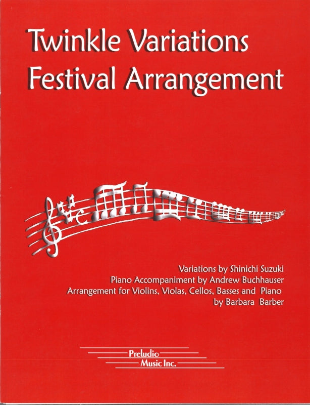 Barber, Twinkle Variations Festival Arr. (Preludio Music/Summy-Birchard)