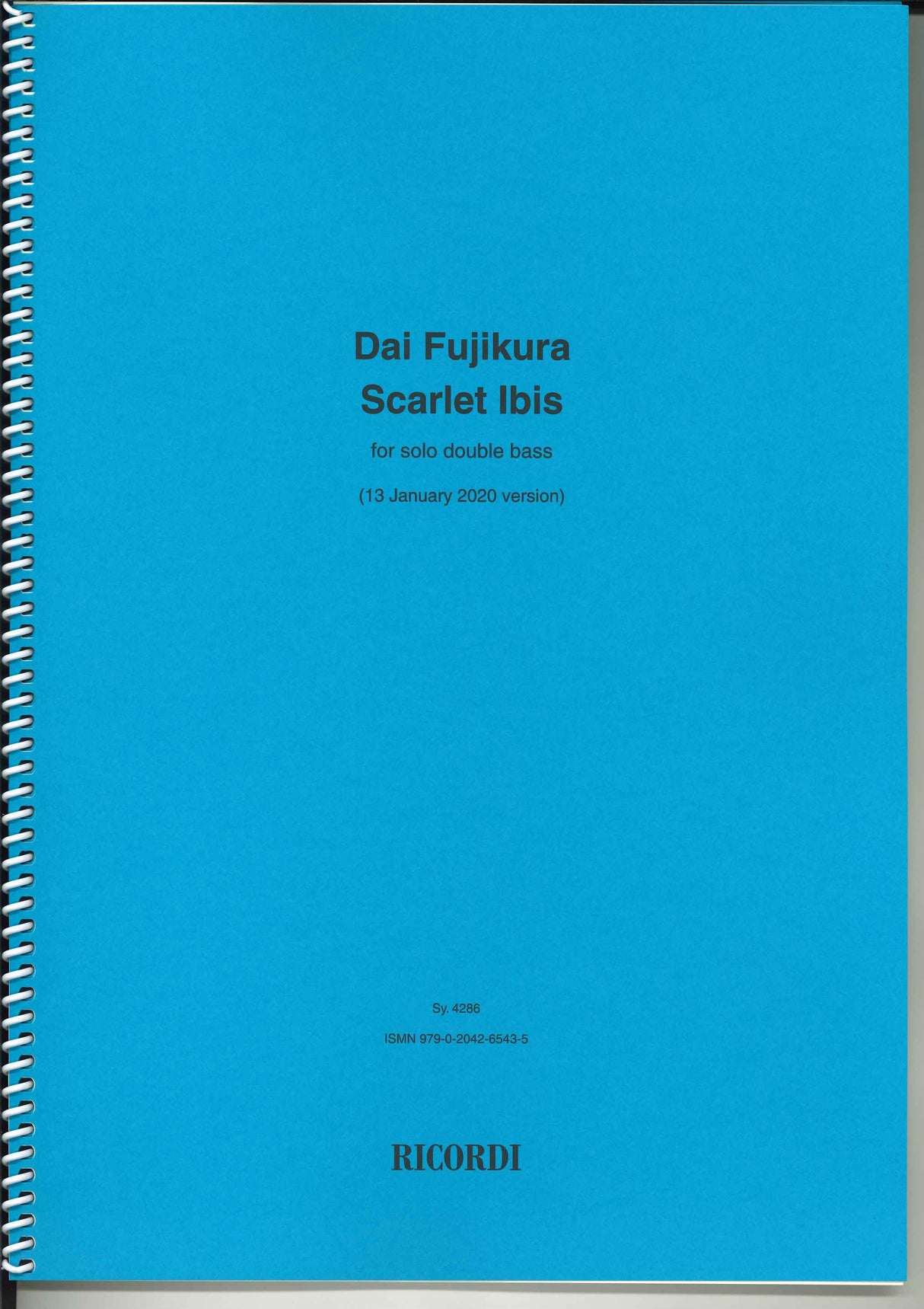 Fujikura, Scarlet Ibis (CB Solo) (Ricordi)
