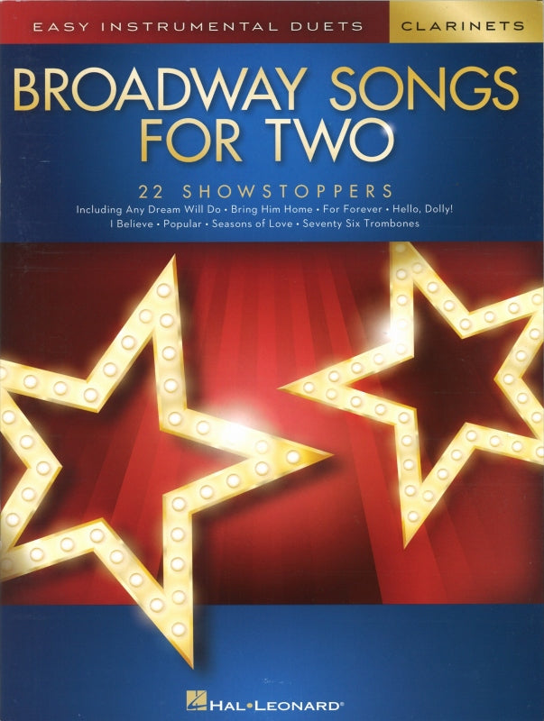 Broadway Songs for Two (2BbCl) (Hal Leonard)