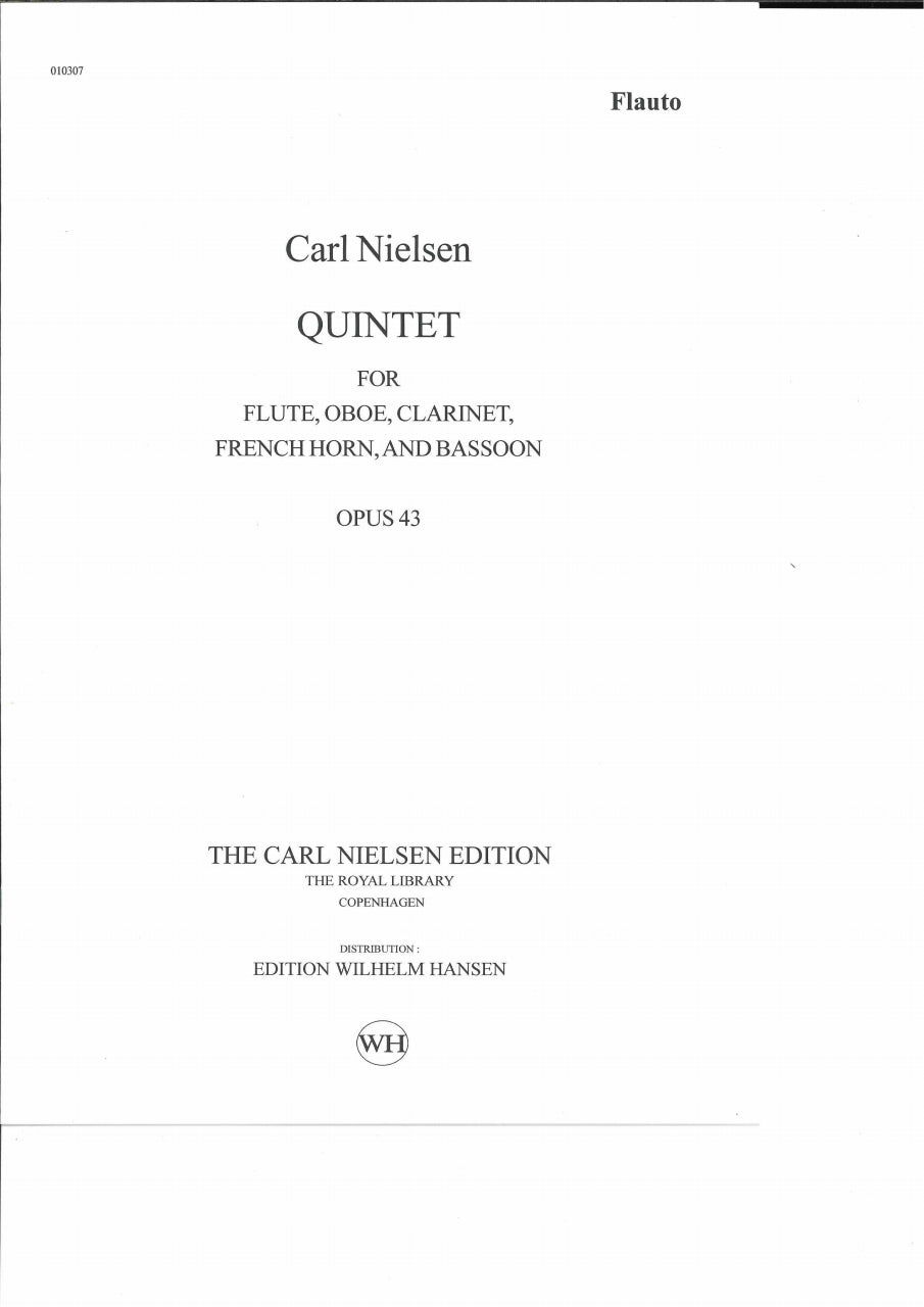 Nielsen, Quintet op. 43 (Parts) (rev.) (W.Hansen)