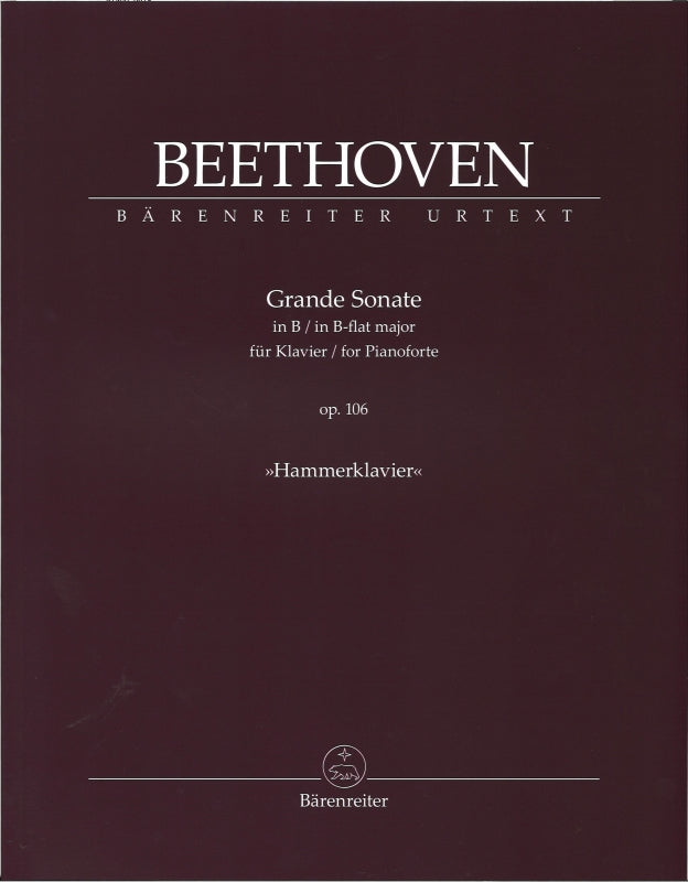 Beethoven, Sonata No.29 'Hammerklavier' (Barenreiter)