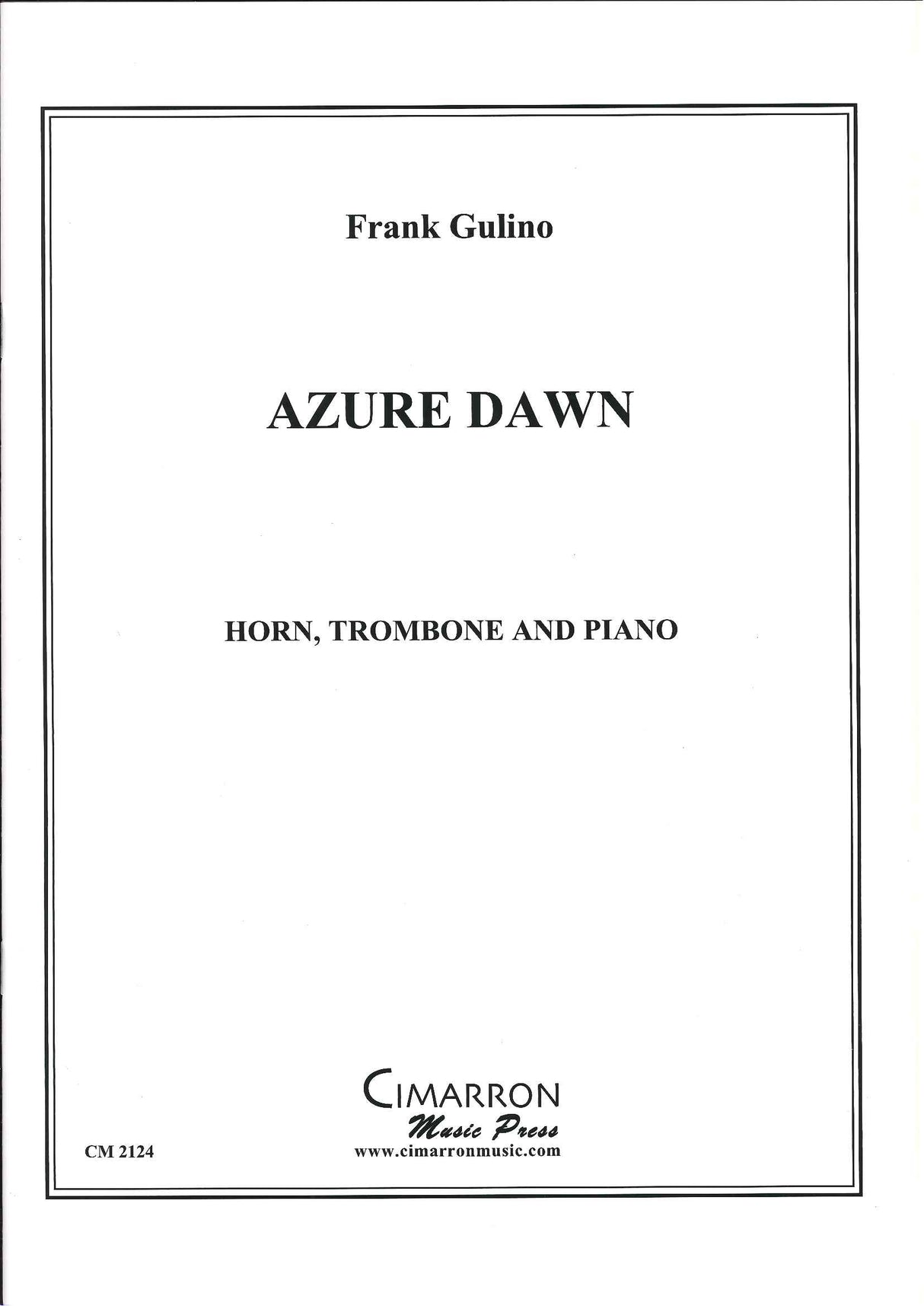 Gulino,F., Azure Dawn (Cimarron Music Press)