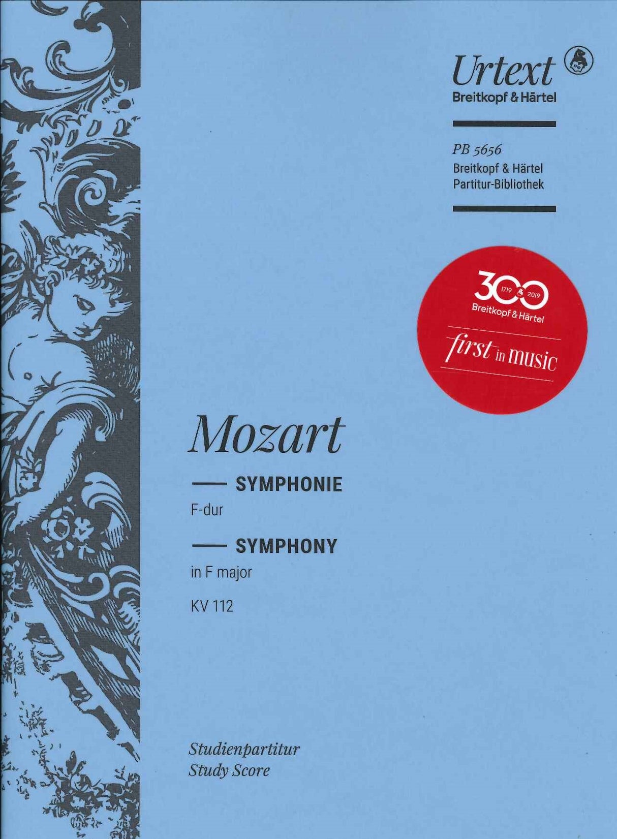 Mozart, Symphony No. 13 KV 112 (Eisen) (Breitkopf)