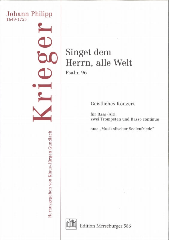 Krieger, Singet dem Herrn, alle Welt (Merseburger)
