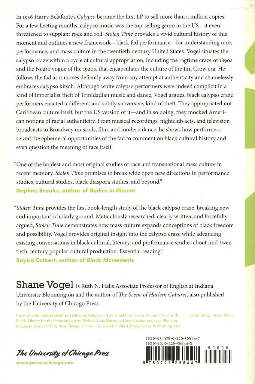Vogel, Stolen Time: Black Fad Perform(p) (Chicago Press, University of)