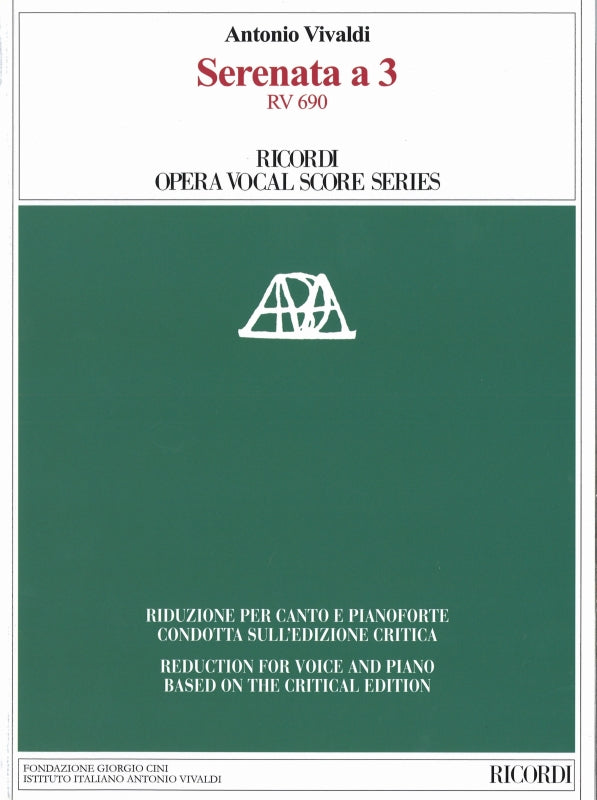 Vivaldi, Serenata a 3 RV 690 (Ricordi)