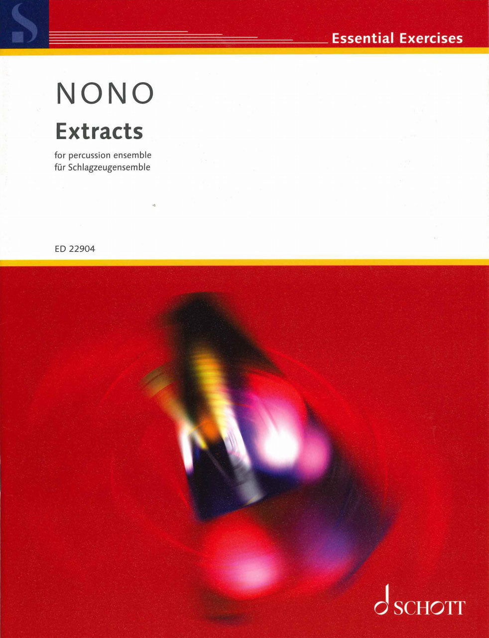 Nono, Extracts, for Percussion Ensemble (Schott)