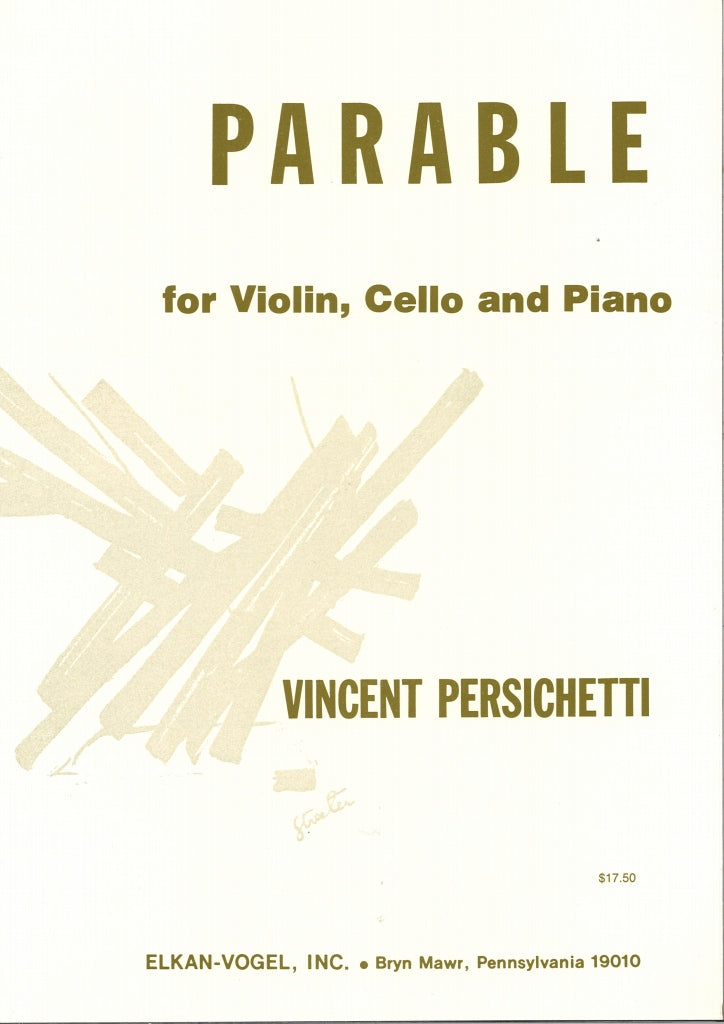 Presichetti, Parable op. 150 (Vn,Vc,Pf) (Elkan-Vogel)
