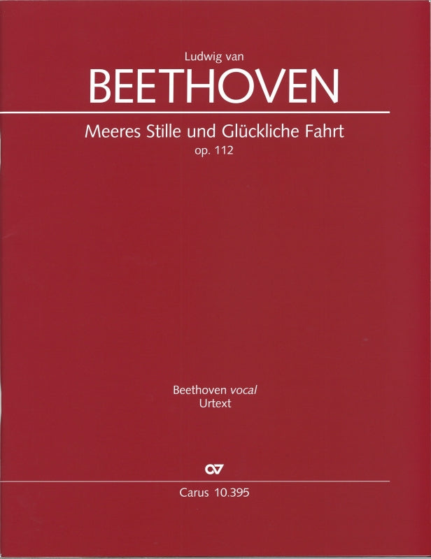 Beethoven, Meeres Stille... Full Score (Carus)