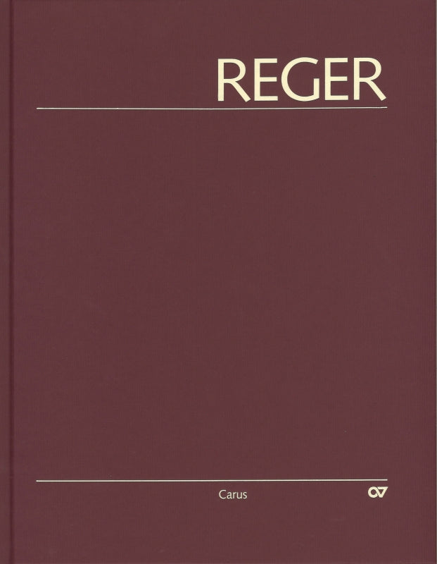 Reger, Werkausgabe 2/8 (+DVD-ROM) (Carus)
