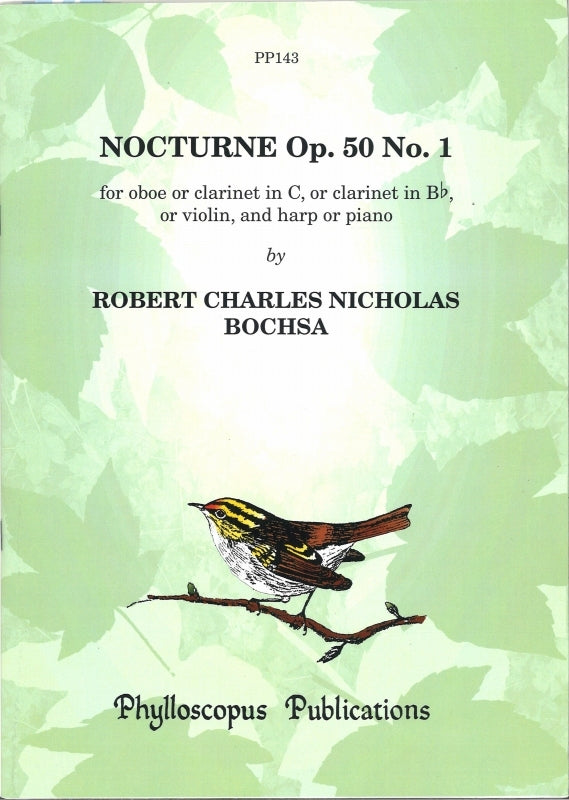 Bochsa, Nocturne op. 50/1 (Ob/Cl,Hrp/Pf) (Phylloscopus Publications)