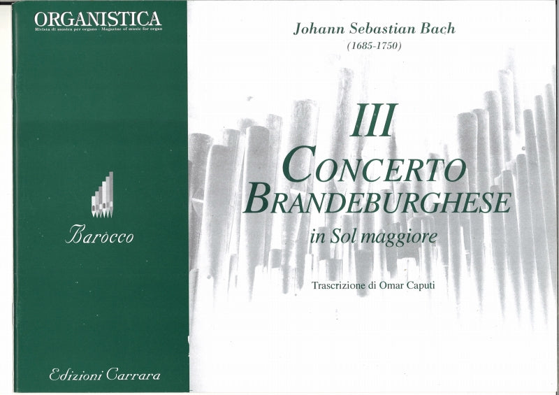 Bach, Brandenburg Concerto No. 3 (Carrara)