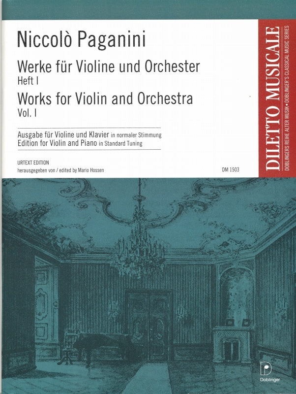Paganini, Werke Vn,Orch 1: Normal Tuning (Doblinger)