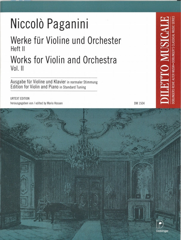 Paganini, Werke Vn,Orch 2: Normal Tuning (Doblinger)