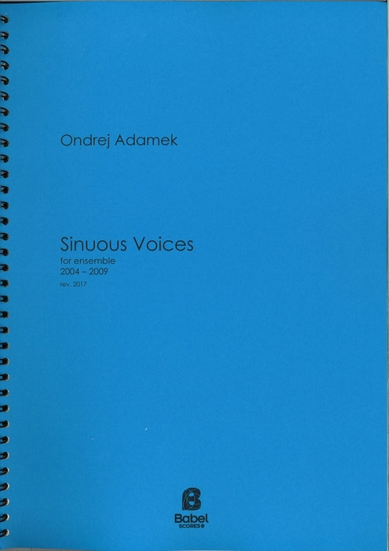 Adamek, Sinuous Voices (Babel Scores)