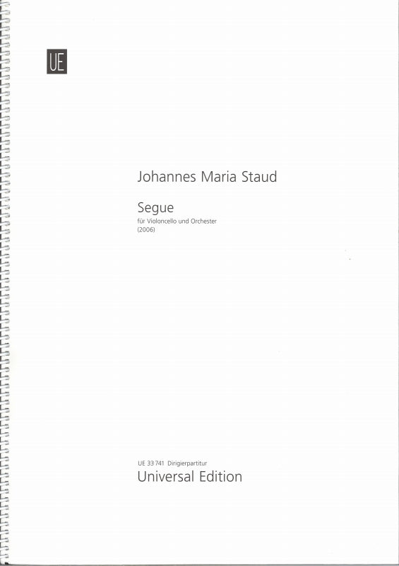 Staud, Segue (2006/2008) Full Score (Universal)