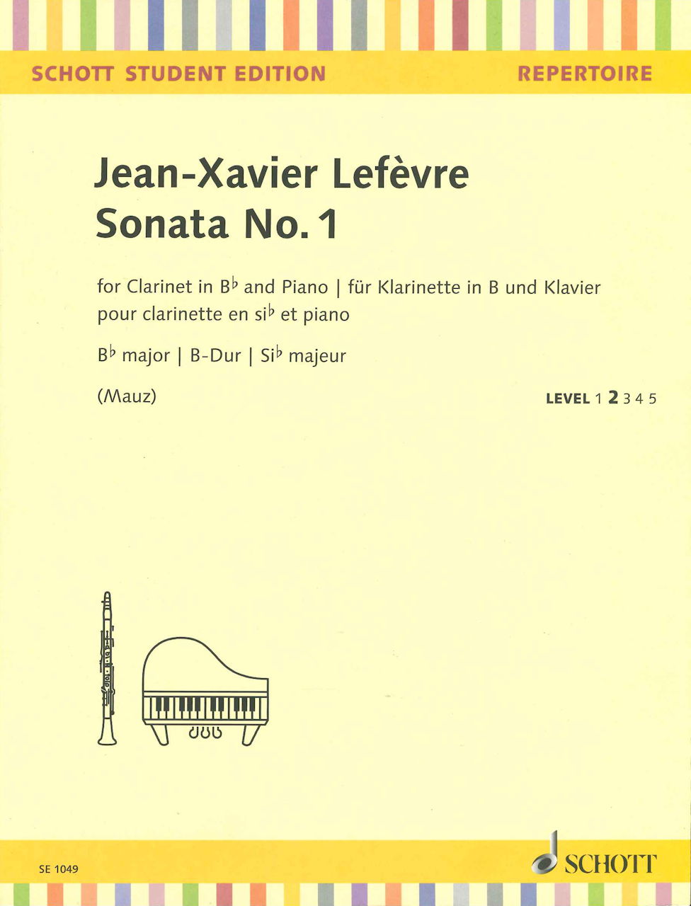 Lefevre, Sonata No. 1 in Bb (Schott)