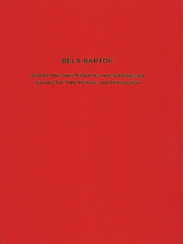 Bartok, Sonata for 2 Pianos & Perc Facs. (Boosey)
