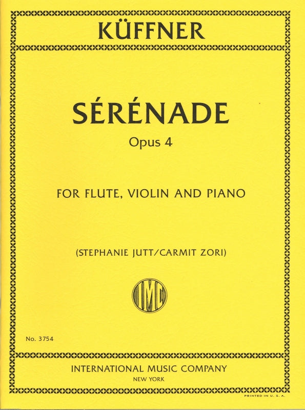 Kuffner, Serenade op. 4 (Fl,Vn,Pf) (IMC)