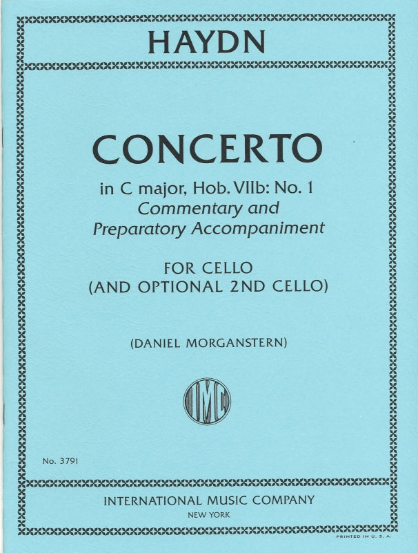 Haydn, Concerto Hob. 7b/1 in C (Vc part) (IMC)