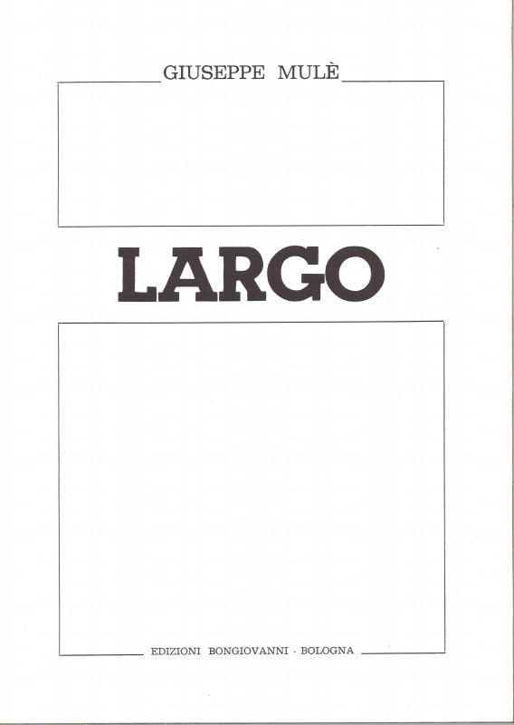 Mule, Largo (Fuser) (Bongiovanni)