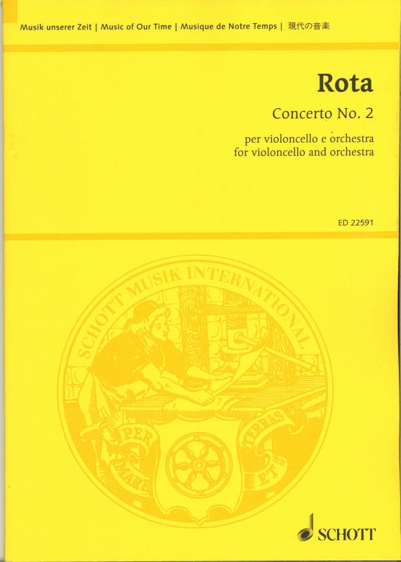 Rota, Concerto for Violoncello No. 2 (Schott)