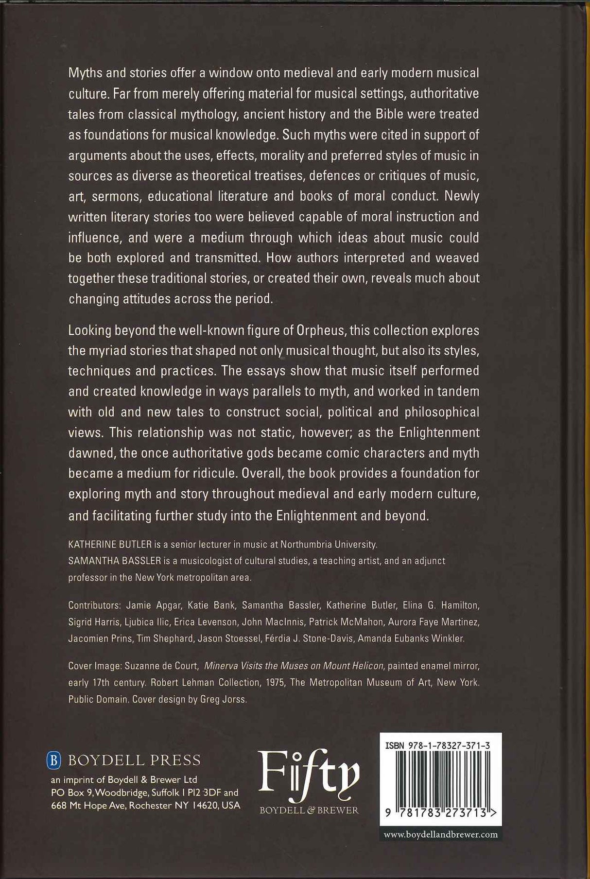 Butler, Music, Myth & Story in Medieval (Boydell & Brewer)