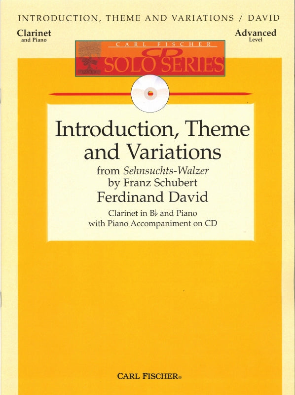 David,F., Introduction, Theme & Var. (Carl Fischer)