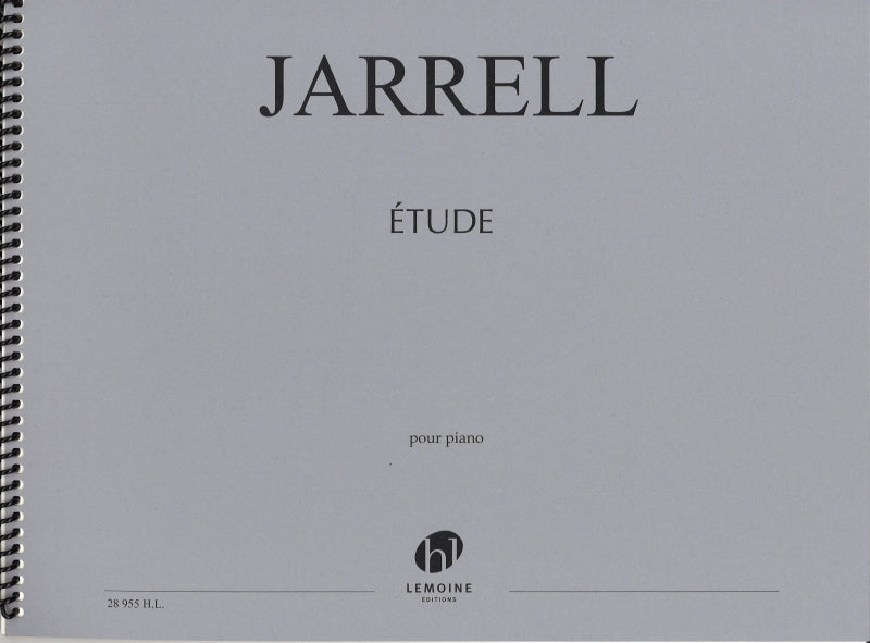 Jarrell, Etude sur Liszt: Assonance 7e (Lemoine)