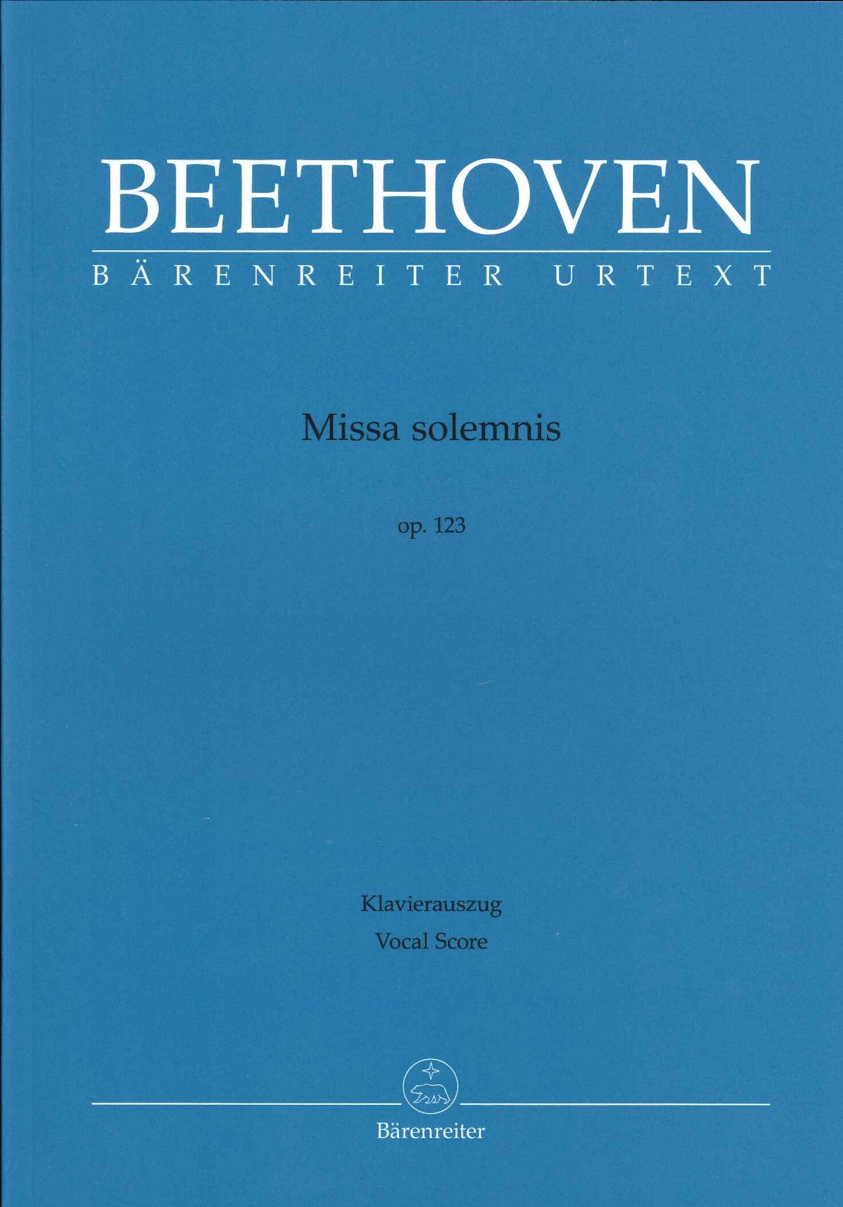 Beethoven, Missa solemnis op. 123 (Barenreiter)