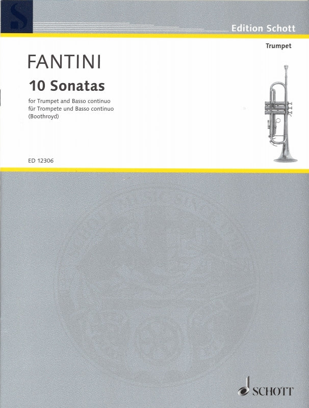 Fantini, 10 Sonatas (Trp,Bc) (Schott)
