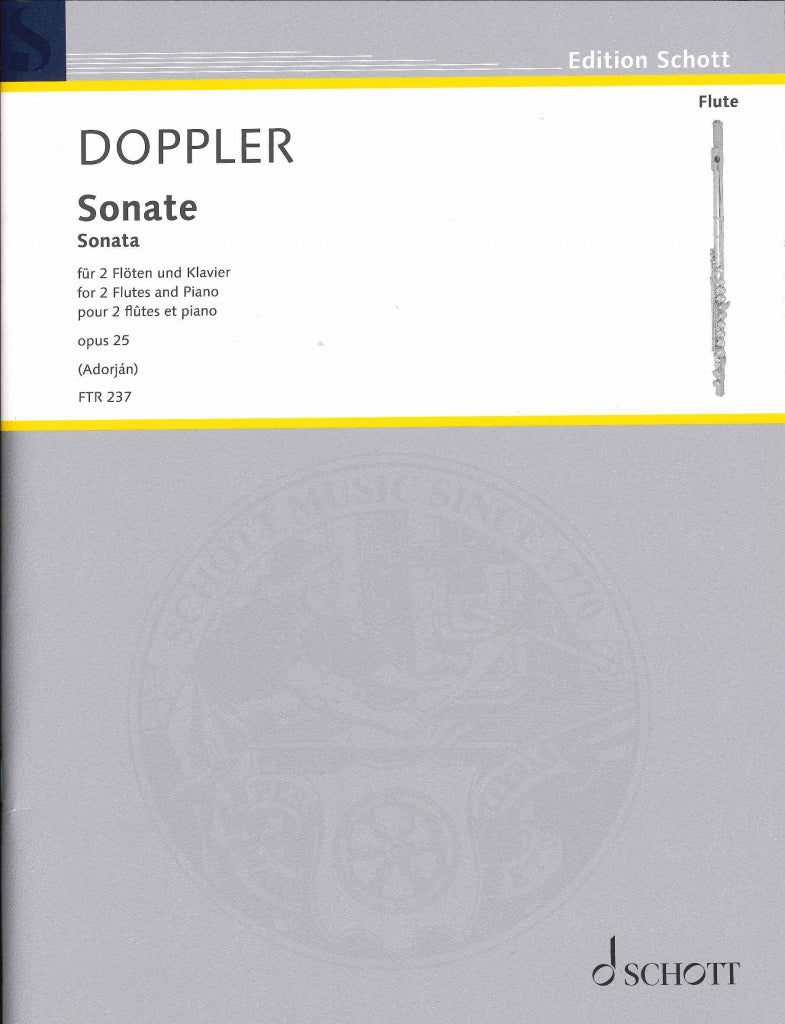 Doppler, Sonata op. 25 (2Fl,Pf) (Adrjan) (Schott)