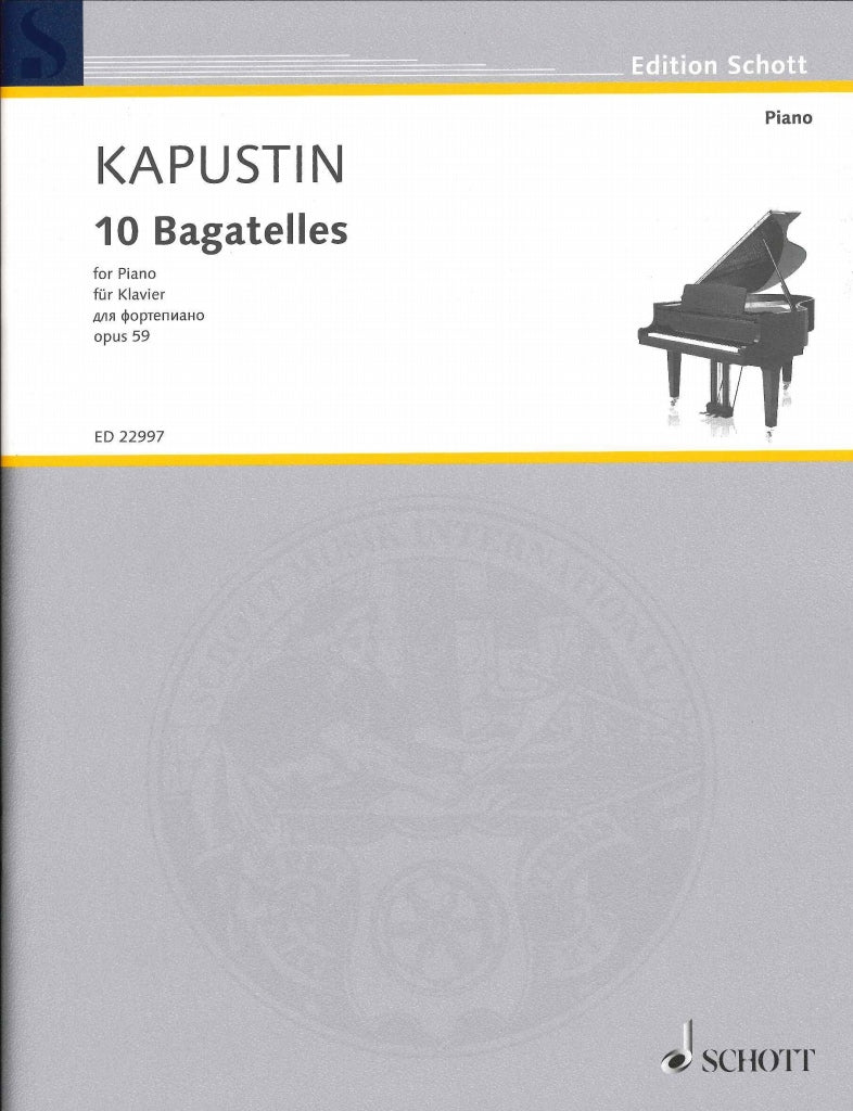 Kapustin, 10 Bagatelles op. 59 (Schott)