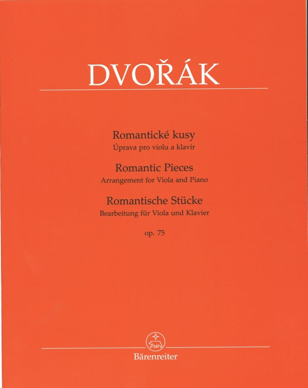 Dvorak, Romantic Pieces op. 75 (Barenreiter)
