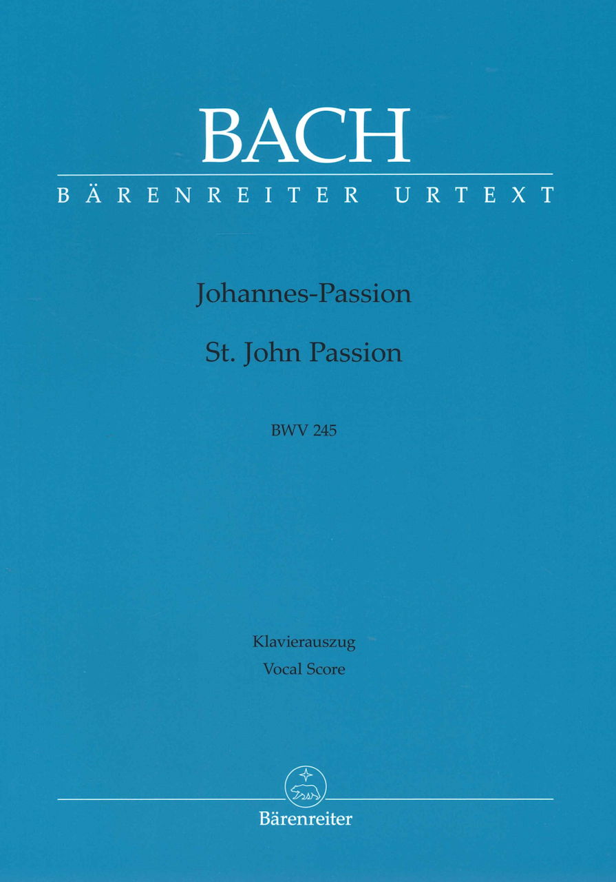 Bach, Johannes-Passion BWV 245 (rev.) (Barenreiter)