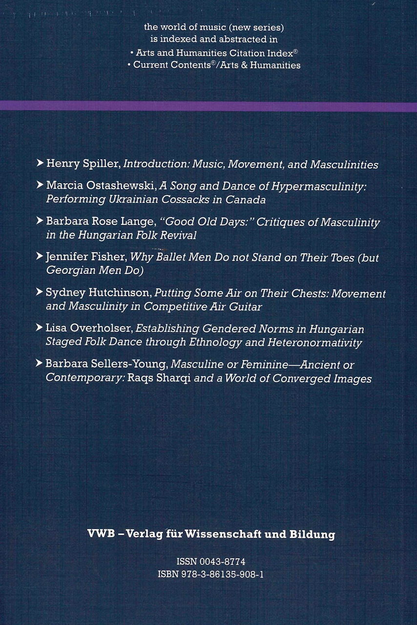 World of Music Vol. 3(2014) 1, 2 (2vols (VWB-Verlag fur Wissenschaft und Bildung)