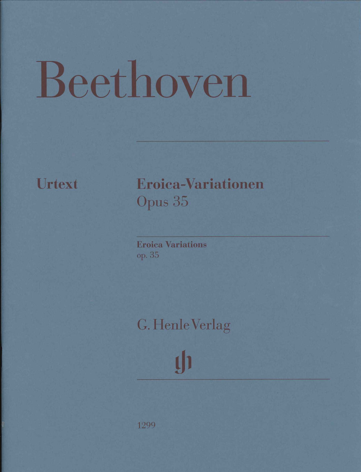 Beethoven, Variations op. 35 'Eroica' (Henle)