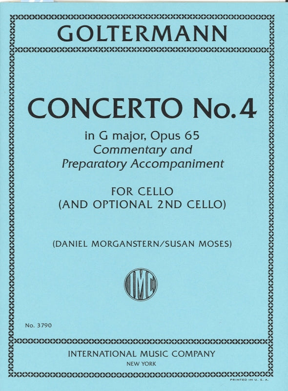 Goltermann, Concerto No. 4 (Solo part) (IMC)