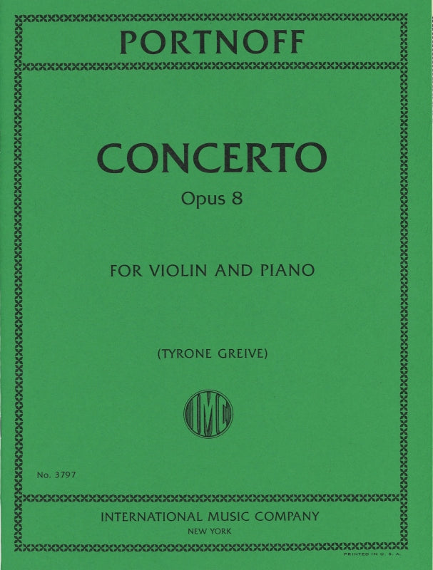 Portnoff, Concerto op. 8 in g (IMC)