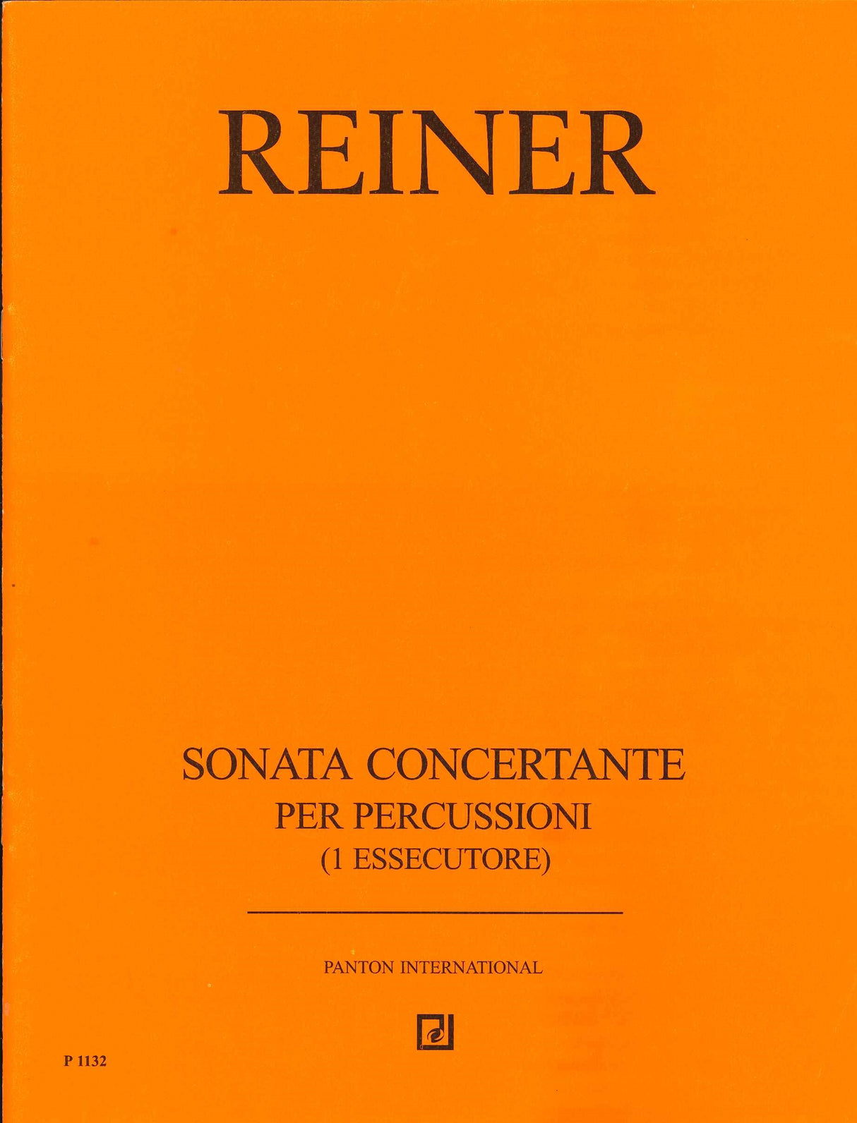 Reiner, Sonata concertante per perc. (Panton)